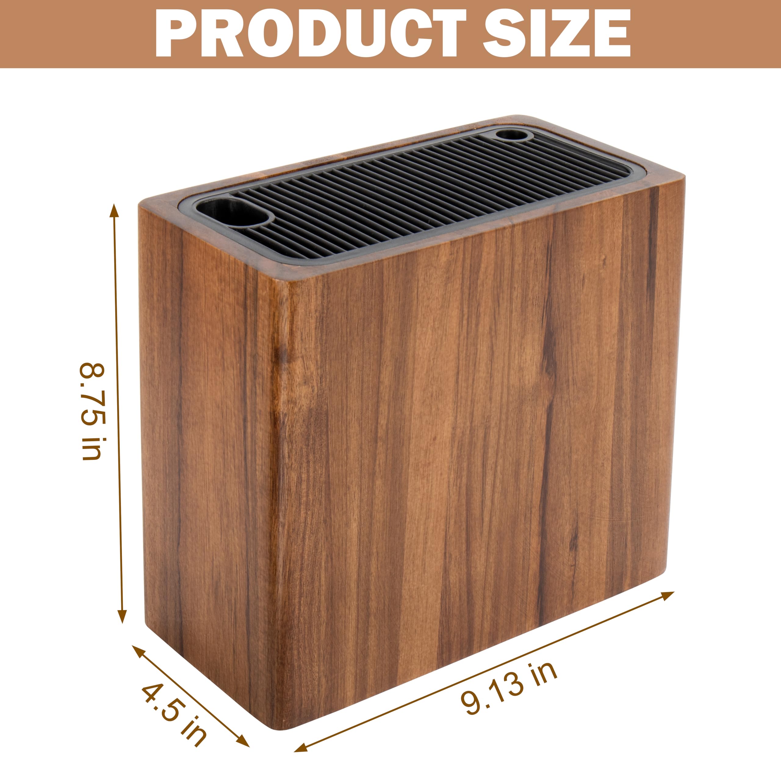 Amazon.com: RedCall Acacia Wood Knife Storage Block - Universal