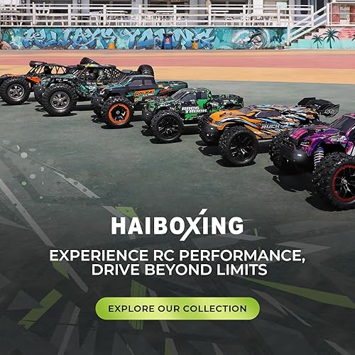Miniatura 8 de HAIBOXING 118 RC Car 18872 Nuevo Modelo RC Truck 4X4 Off-Road, 2.4GHz Camión de control remoto 22.4 mih Velocidad Splash Electrónica impermeable,