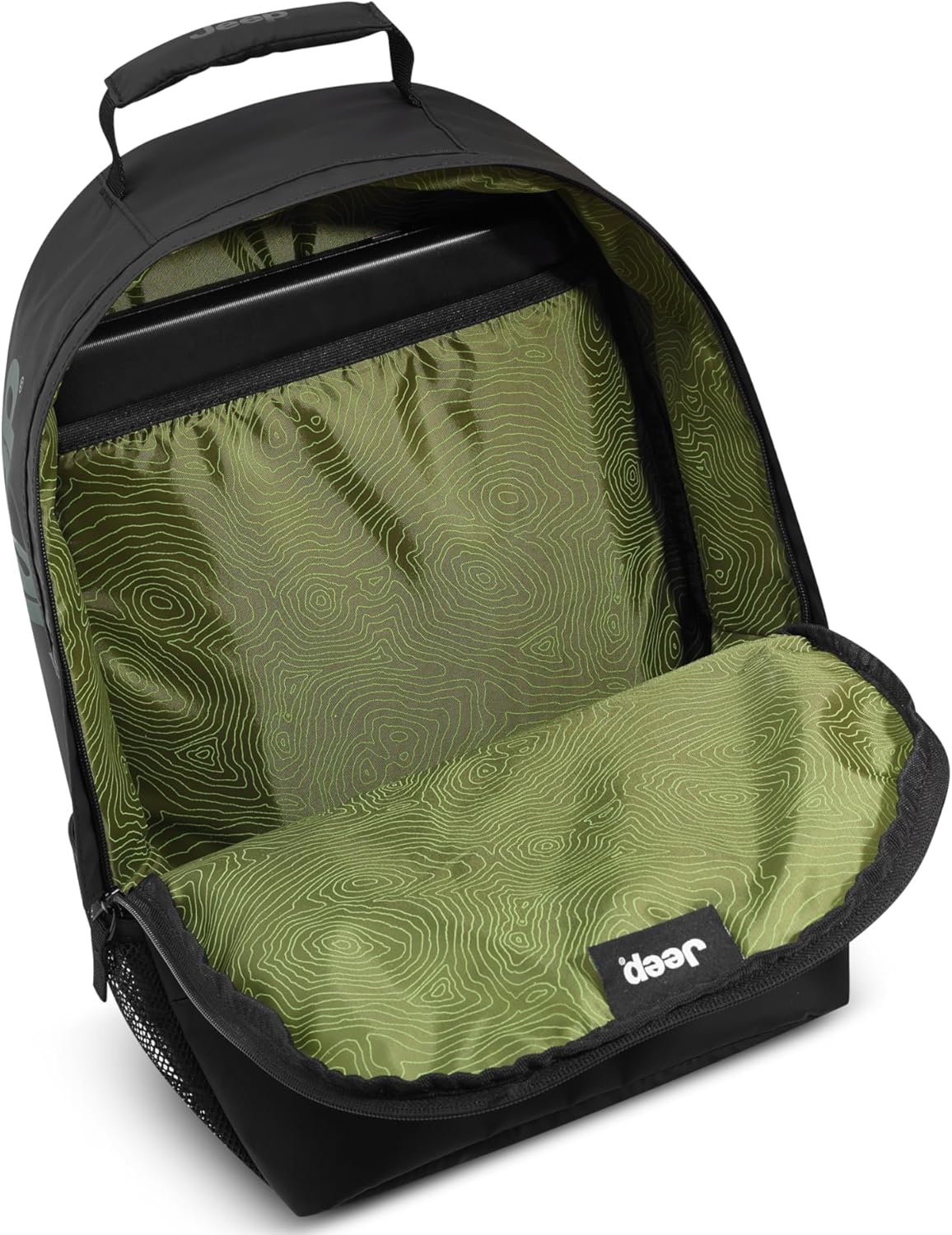 Jeep JS012C Laptop Travel Backpack, Black - Image 8