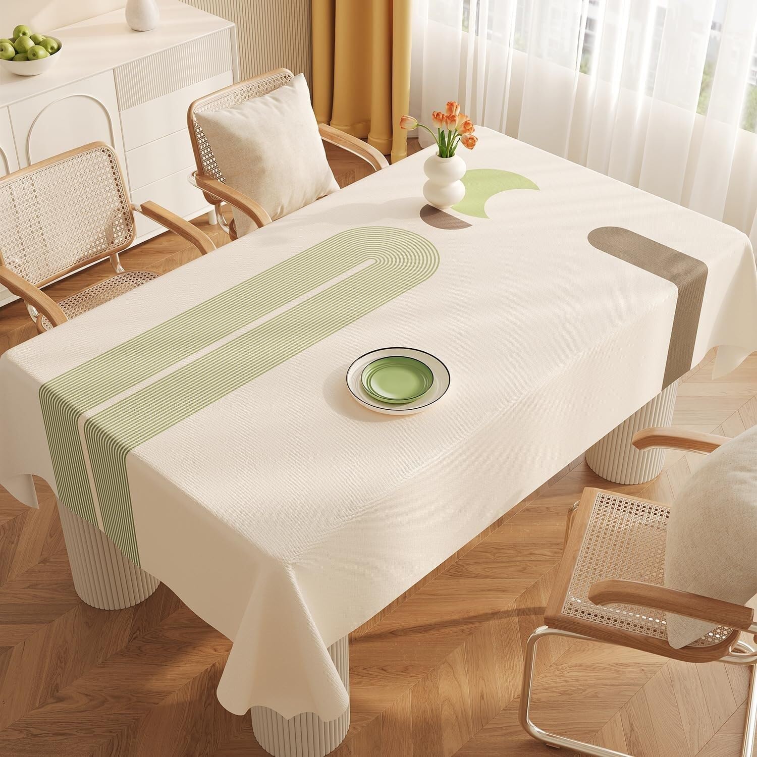 Plan de travail cuisine beige clair de 60x120cm pour vos garden-parties