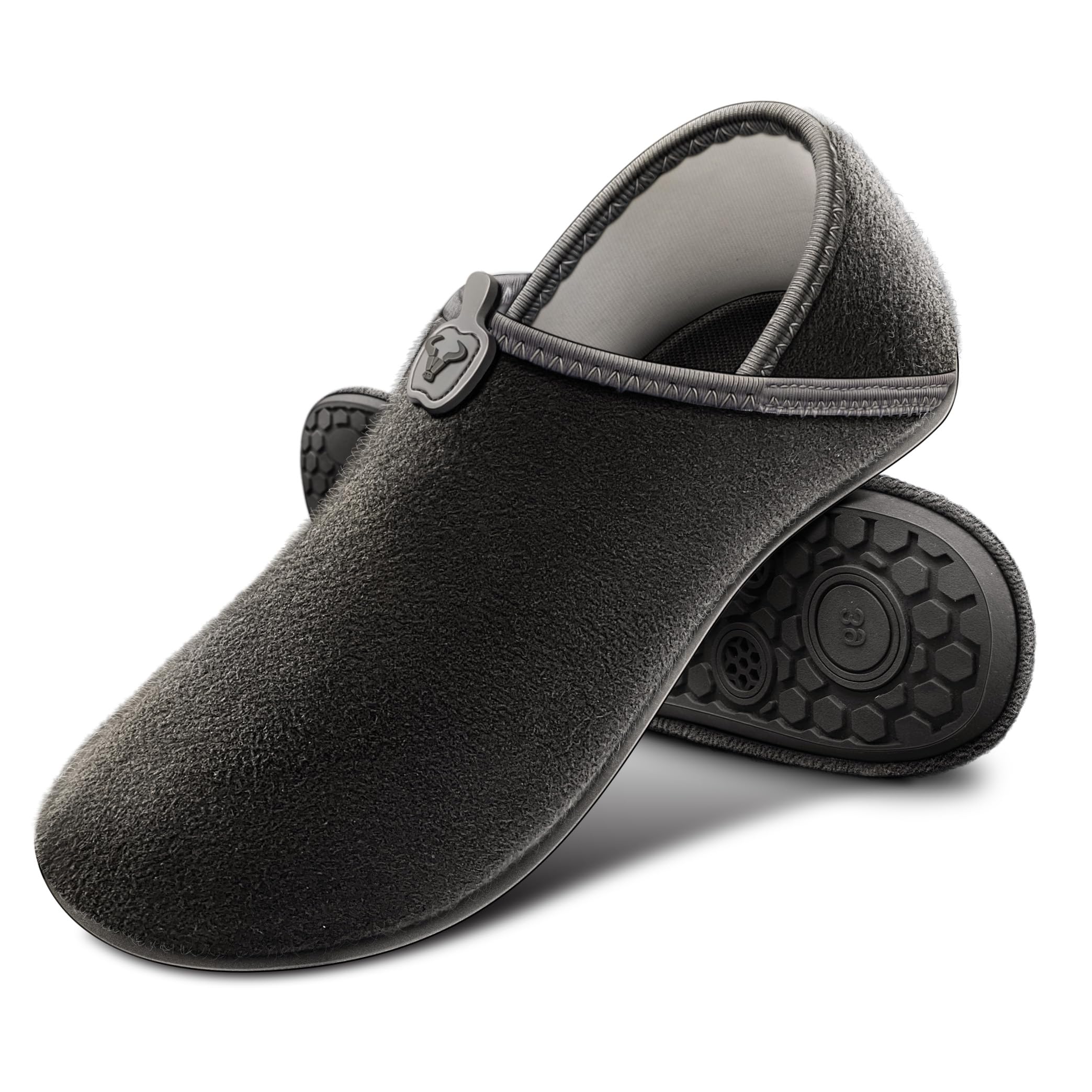 BULLIANT Women Slippers Socks, Slip on Barefoot Yoga Shoe Comfortable Stretch Fit