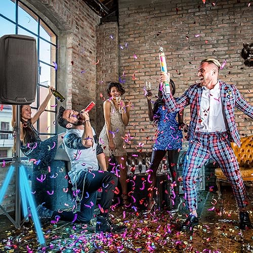 Miniatura 6 de Gemini Sound STL-500 Equipo de audio profesional plegable plegable ajustable DJ PA System Party Universal Speaker Stands, control remoto, patas de