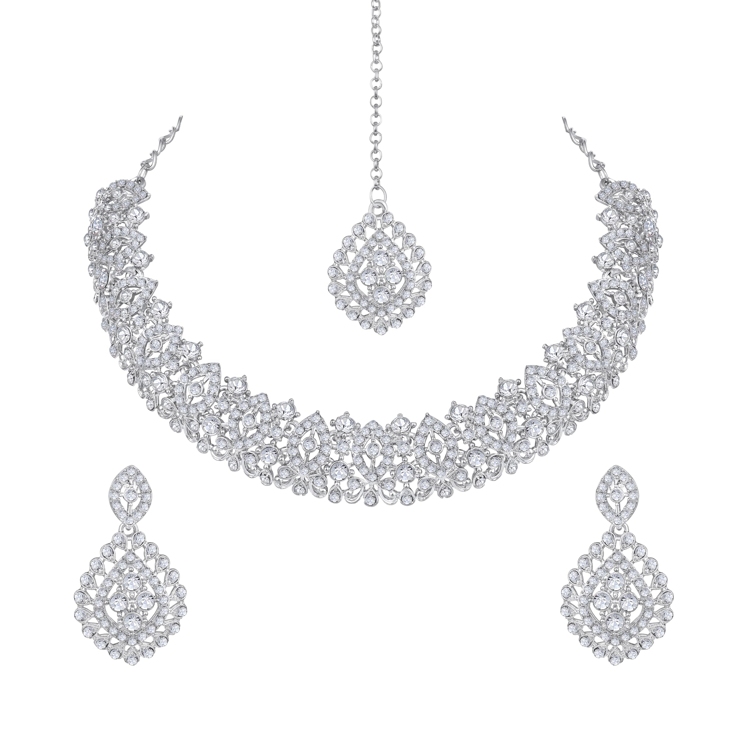 Atasi International Splendid Jewellery/Necklace Set for Women | Ideal for Party, Wedding and Festive Occasion