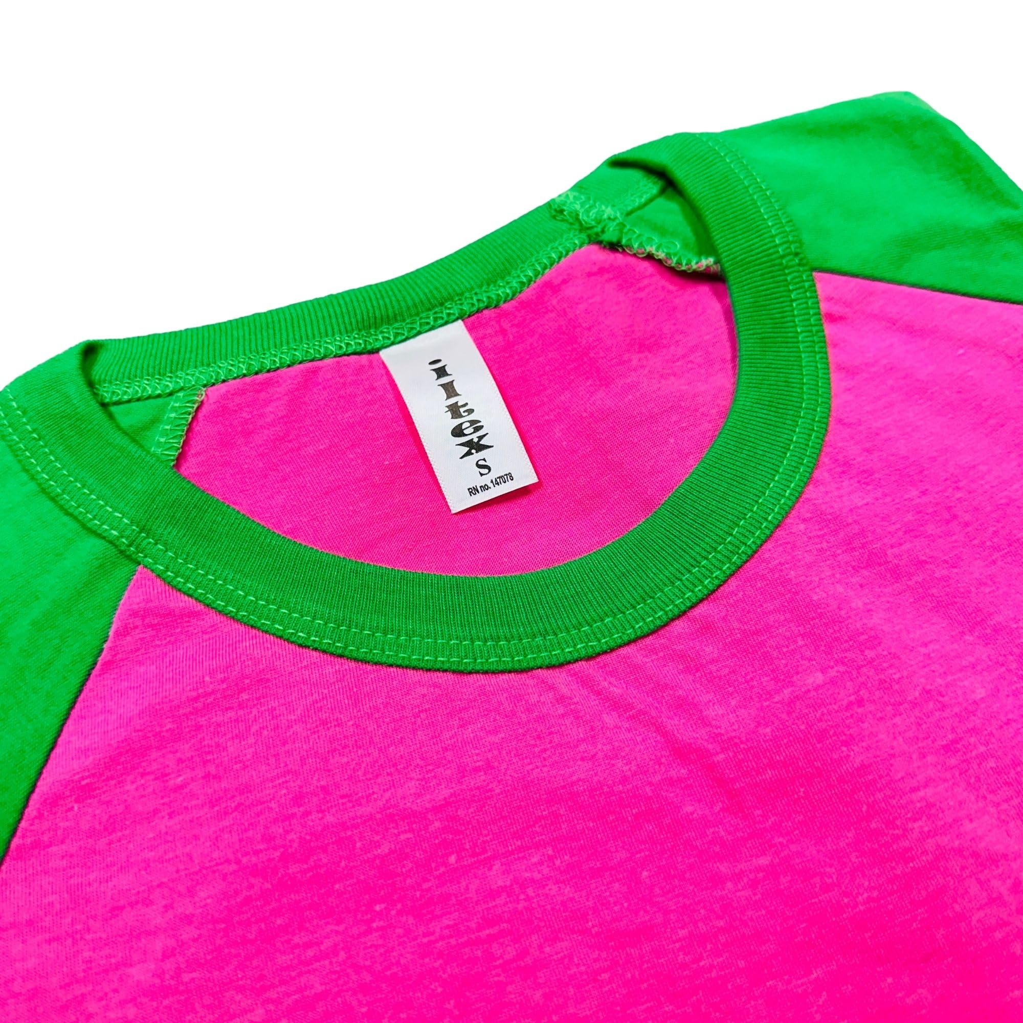 ILTEX Raglan-T-Shirt, 3/4-Ärmel, athletisches Baseballtrikot, Unisex, 30 + Farben