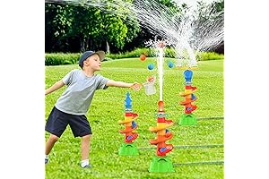 Fingarden 3-in-1 Sprinkler Ball: Water Fun for Kids with 360° Rotation, Ball...