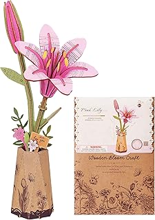 Comprar Robotime Flor Puzzles 3D Madera, Maquetas para Construir Adultos, Maqueta Madera, Regalos para Mujeres en el Día de San Valentín & Cumpleaños, Flores TW071