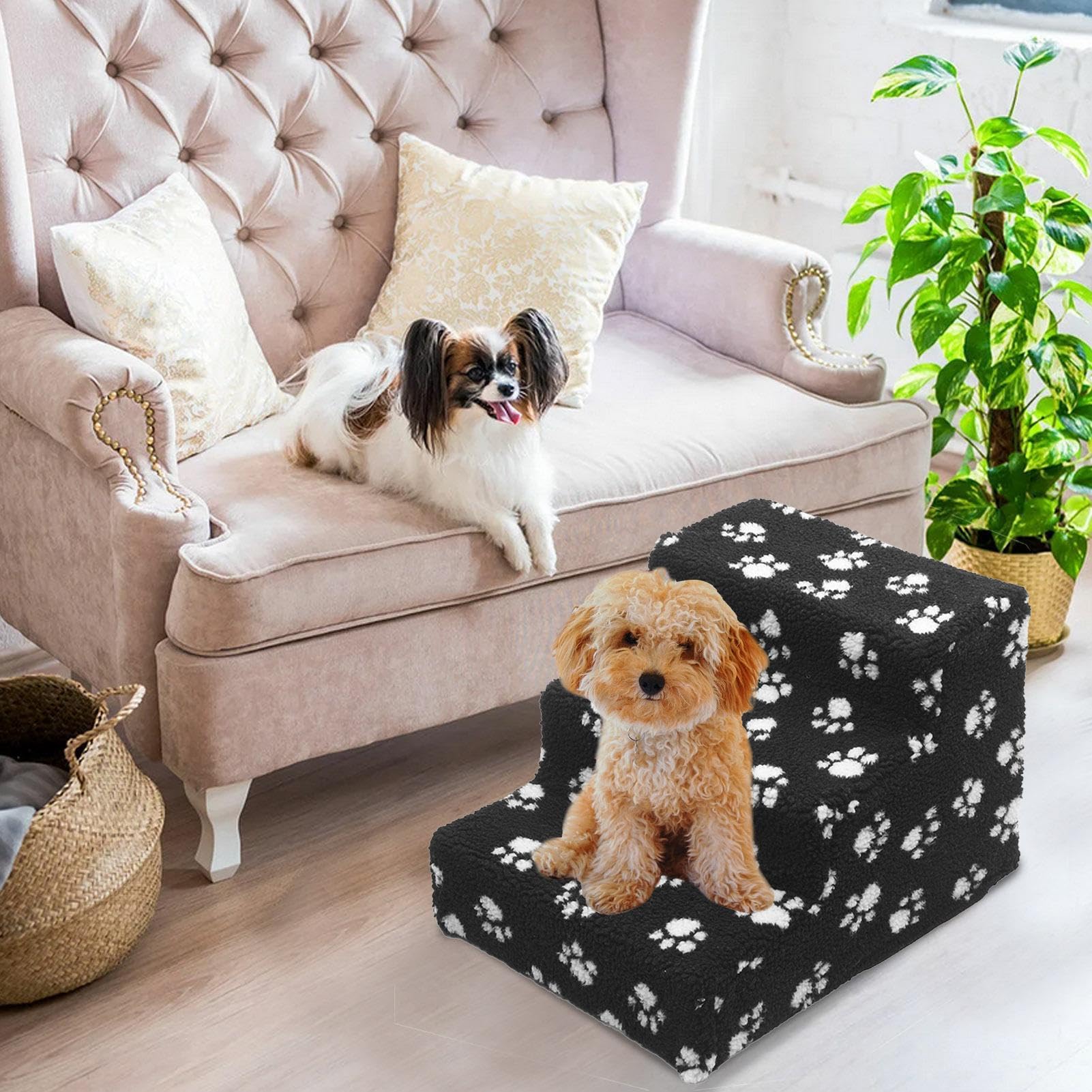 Scale per animali domestici Rampa per interni o esterni sicura e durevole | Gradini antiscivolo per cani o gatti per la casa e il veicolo