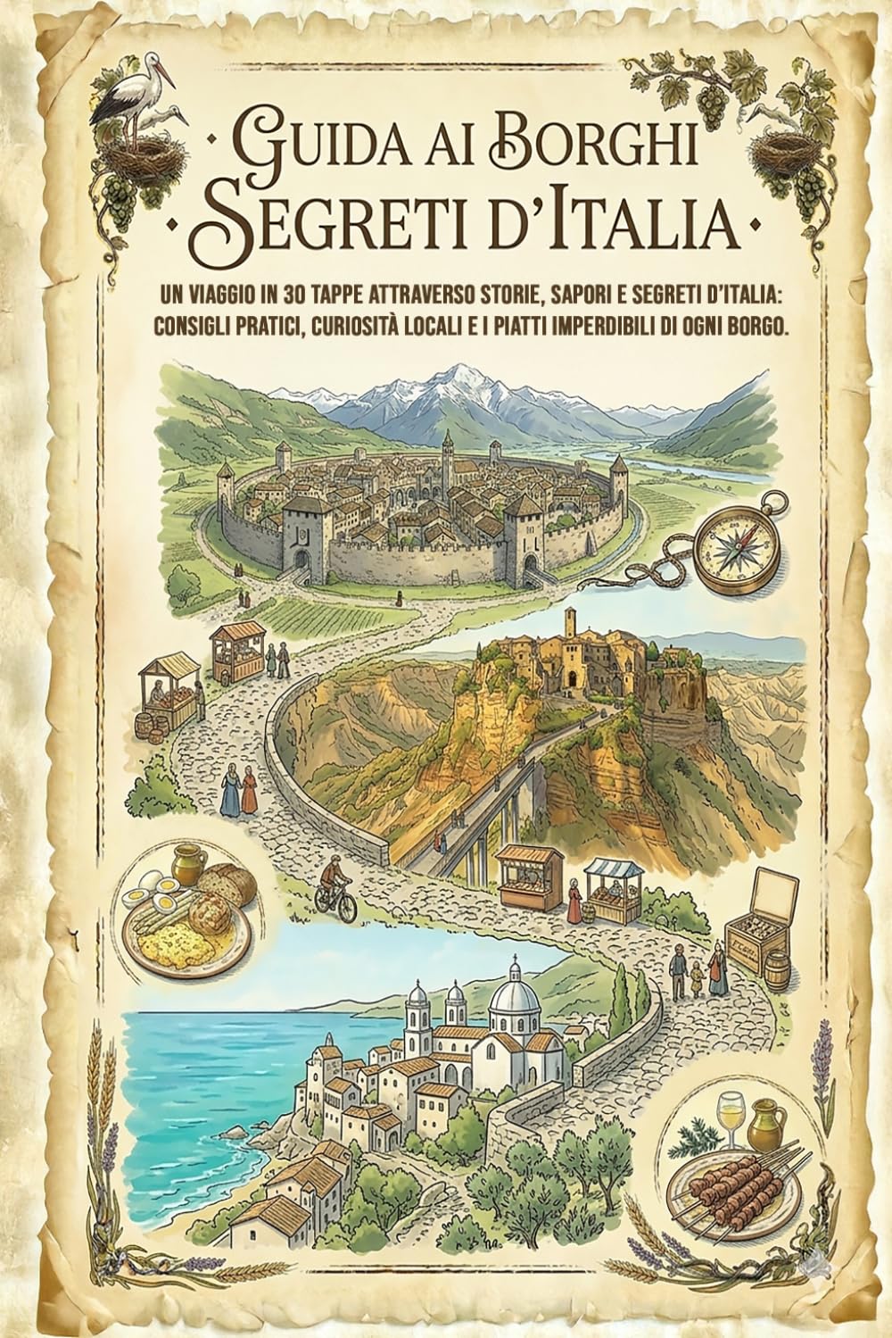 GUIDA AI BORGHI SEGRETI D’ITALIA: Un viaggio in 30 tappe attraverso storie, sapori e segreti d’Italia: consigli pratici, curiosità locali e i piatti imperdibili di ogni borgo.