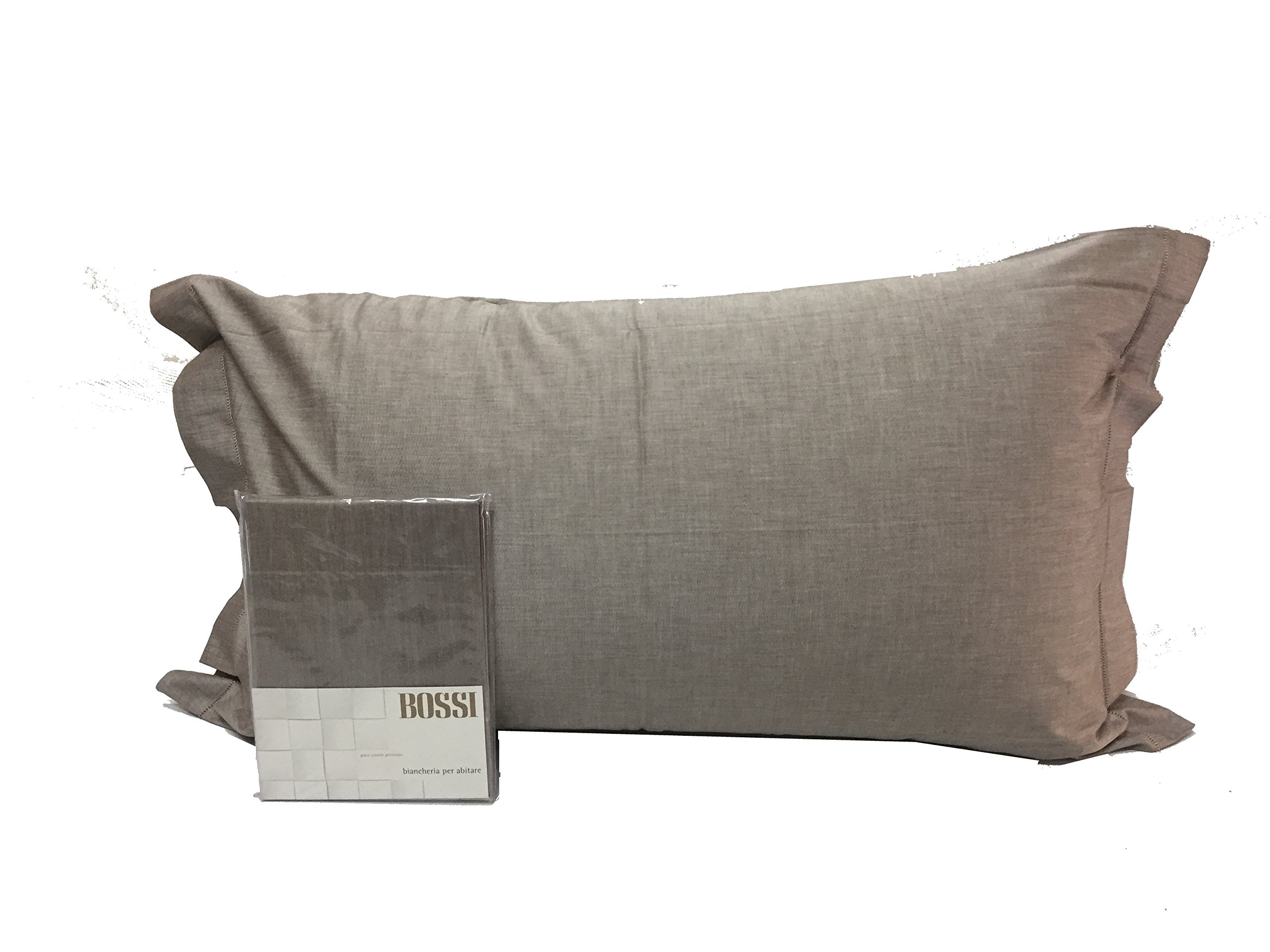 Bossi Coppia federe 2 volani col. 280 Grigio Polvere