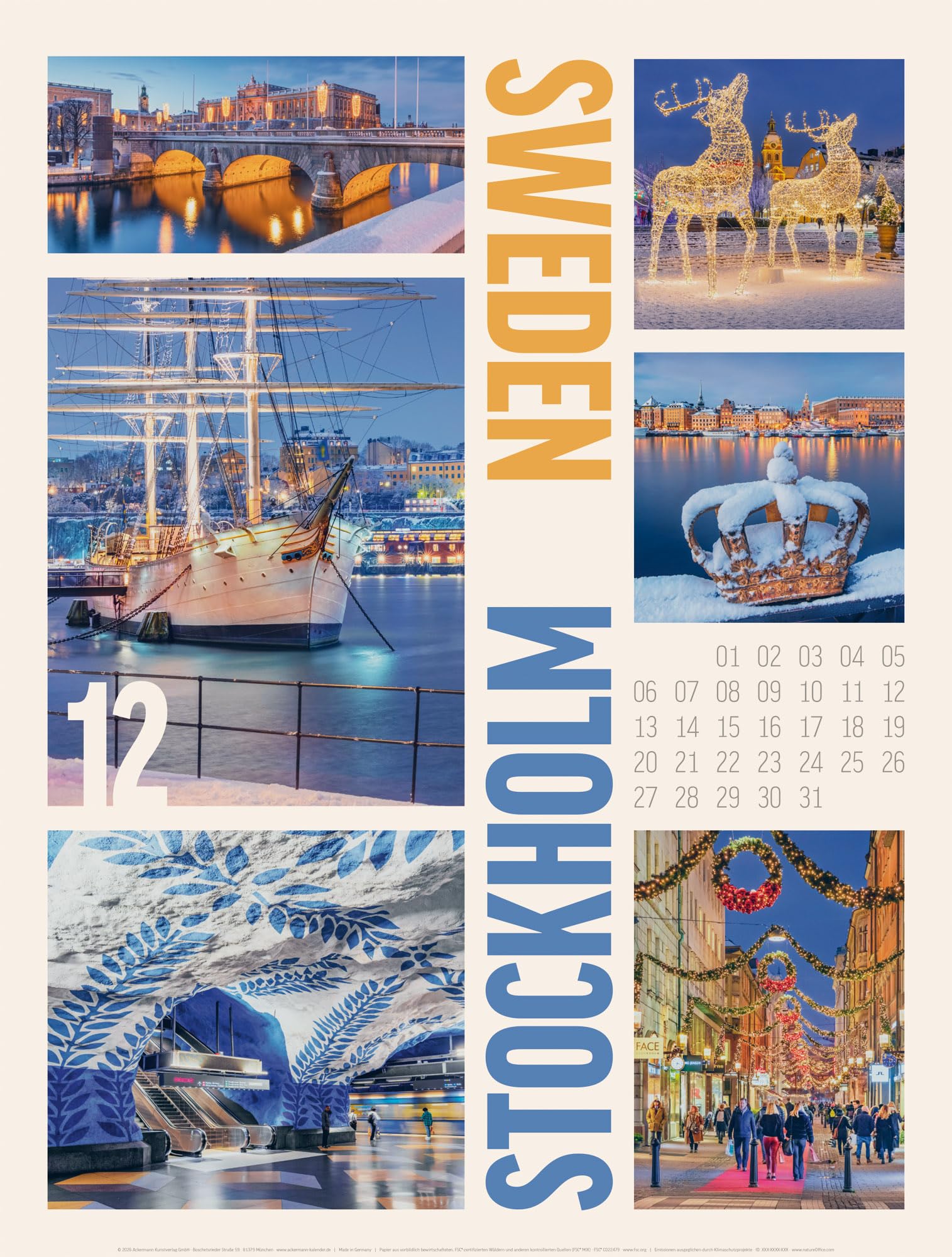 Cities of the World Kalender 2027 | Atmosphärischer Reise-Kalender im großen Hochformat (50x66 cm) | Weltweite Metropolen in Bildcollagen, Bucket-List