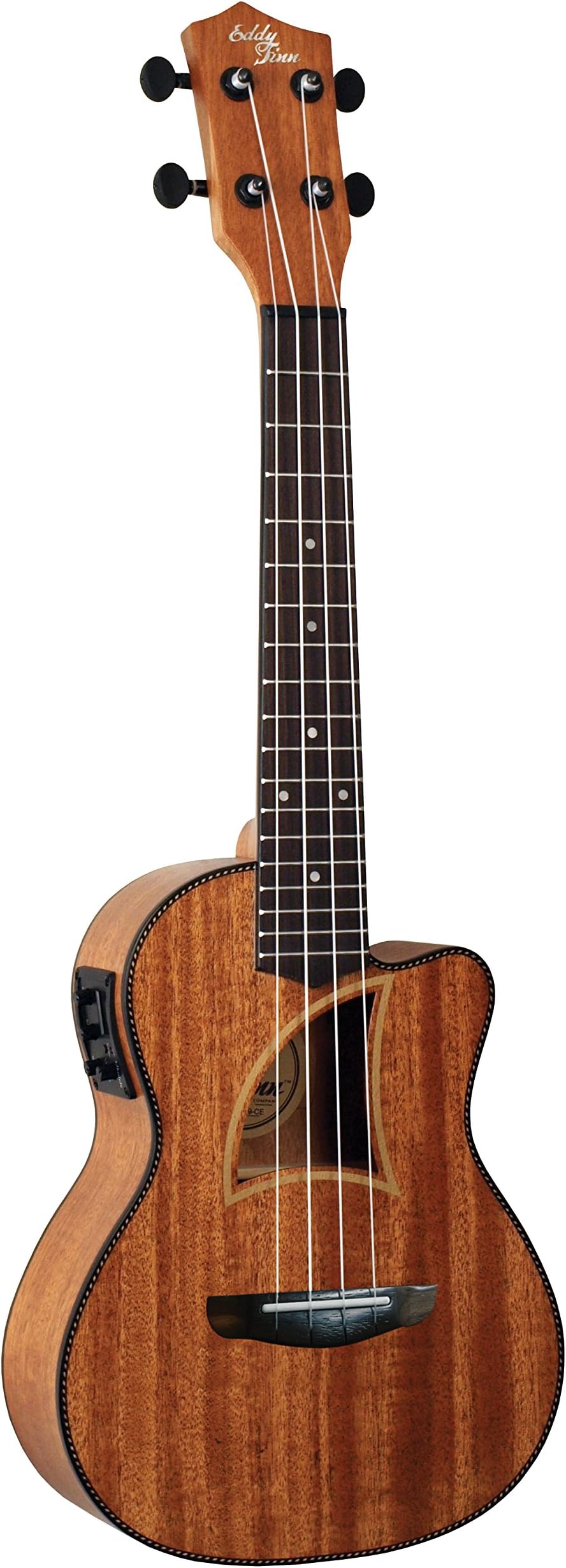 HERRING BONE CONCERT UKULELE CUTAWAY WITH ELECTRON