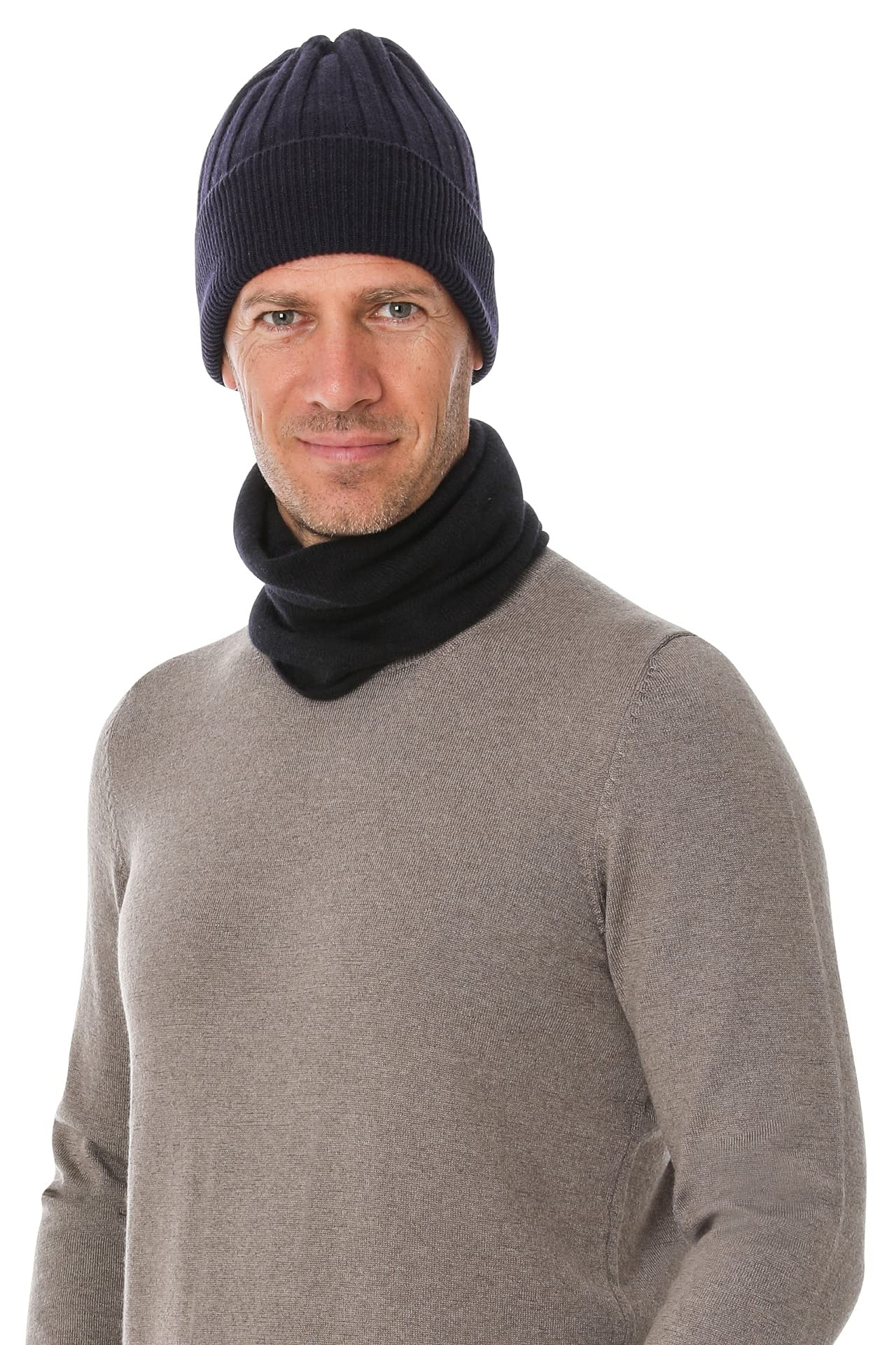 Scaldacollo Tubolare Per Uomo Donna | 100% Puro Cashmere | Made in Italy