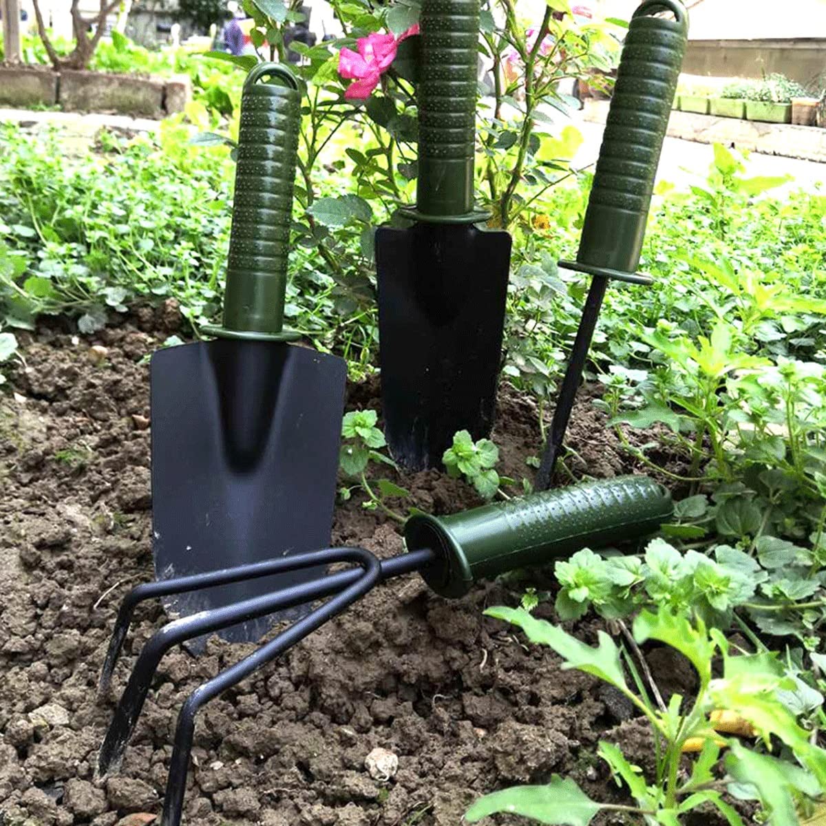4 stücke Sukkulenten Werkzeuge, Mini Gartenwerkzeuge, saftige Gießflasche als Pflanzenzubehör, sukkulentes Gardend-Handwerkzeug-Kit Gartengeschenke für Frauen Männer