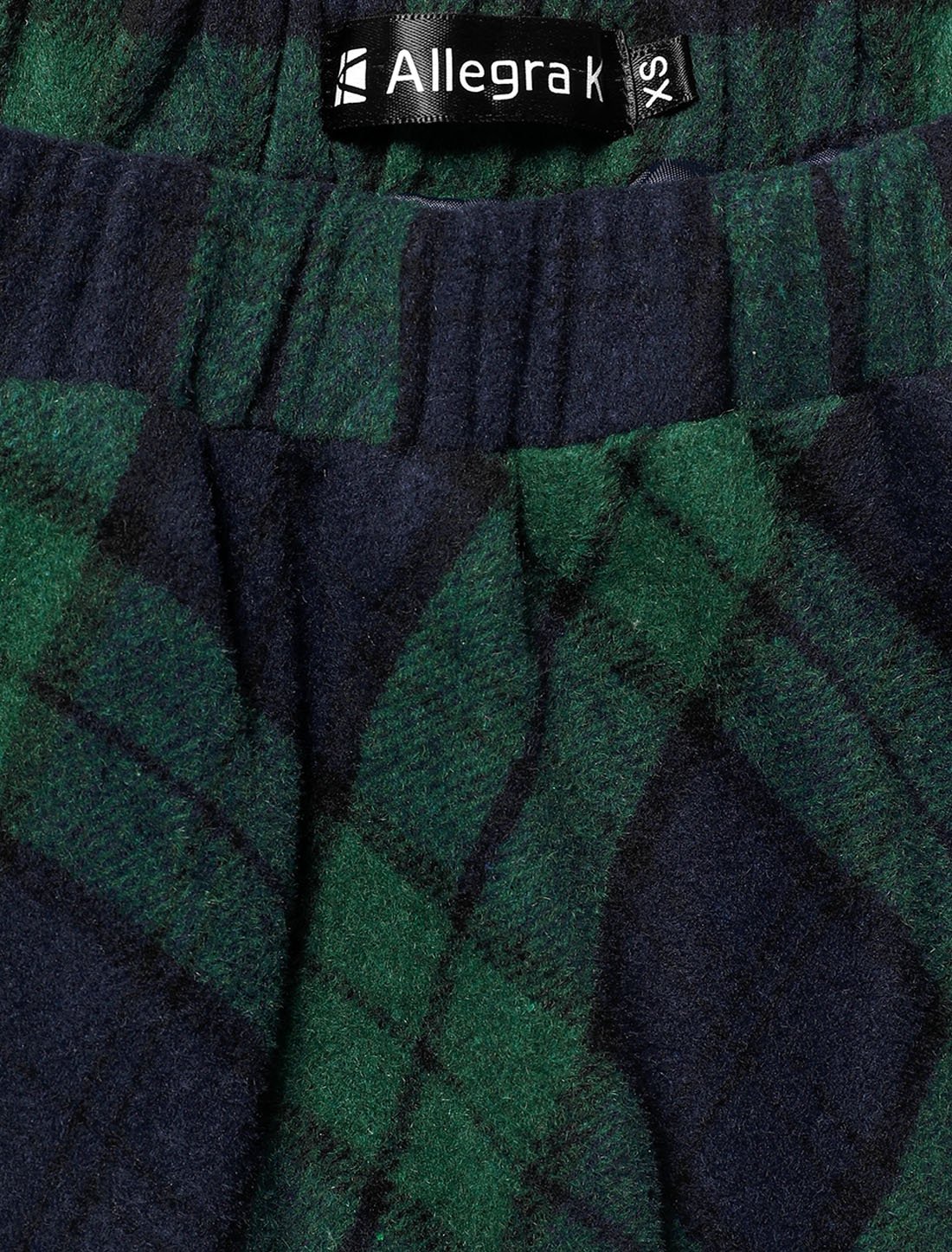 Allegra K Tartan Plaid High Waist Midi Skirt A-Ligne Femme (Lot de 1)