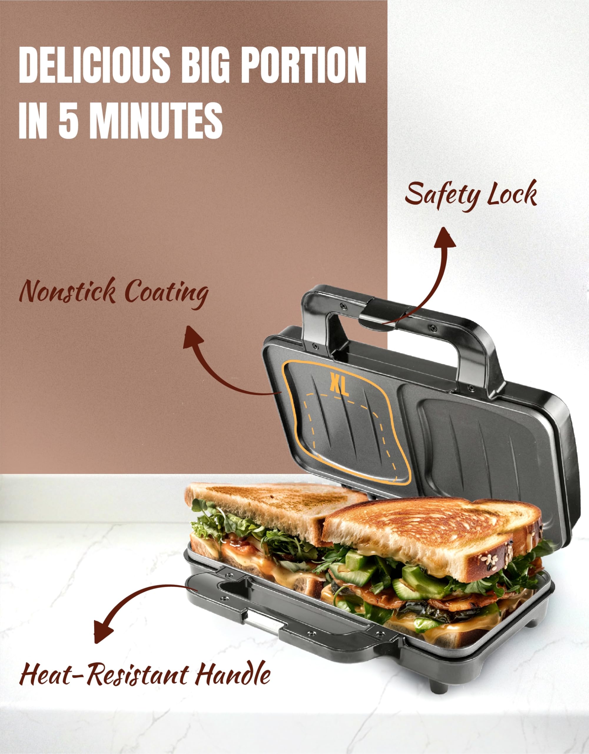 Bestron Broodrooster of Sandwichmaker aanbieding bij Dirk Bestron Broodrooster of Sandwichmaker aanbieding bij Dirk