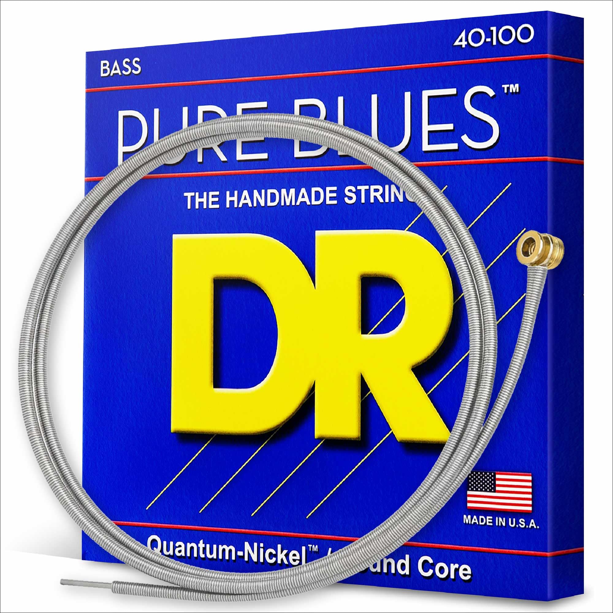 DR Strings PB-40 Pure Blues Bass Guitar Strings (PB-40)