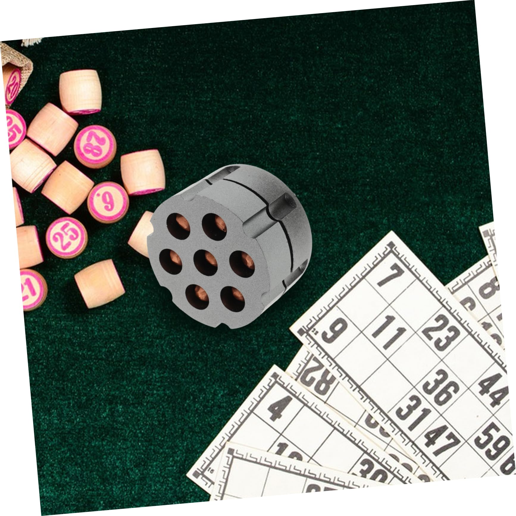 Abaodam Set de Dés de Rôle en Résine avec Base, 1 Lot, Chiffres Larges, Facile à Transporter, pour Jeux de Société, Bars et Ktv