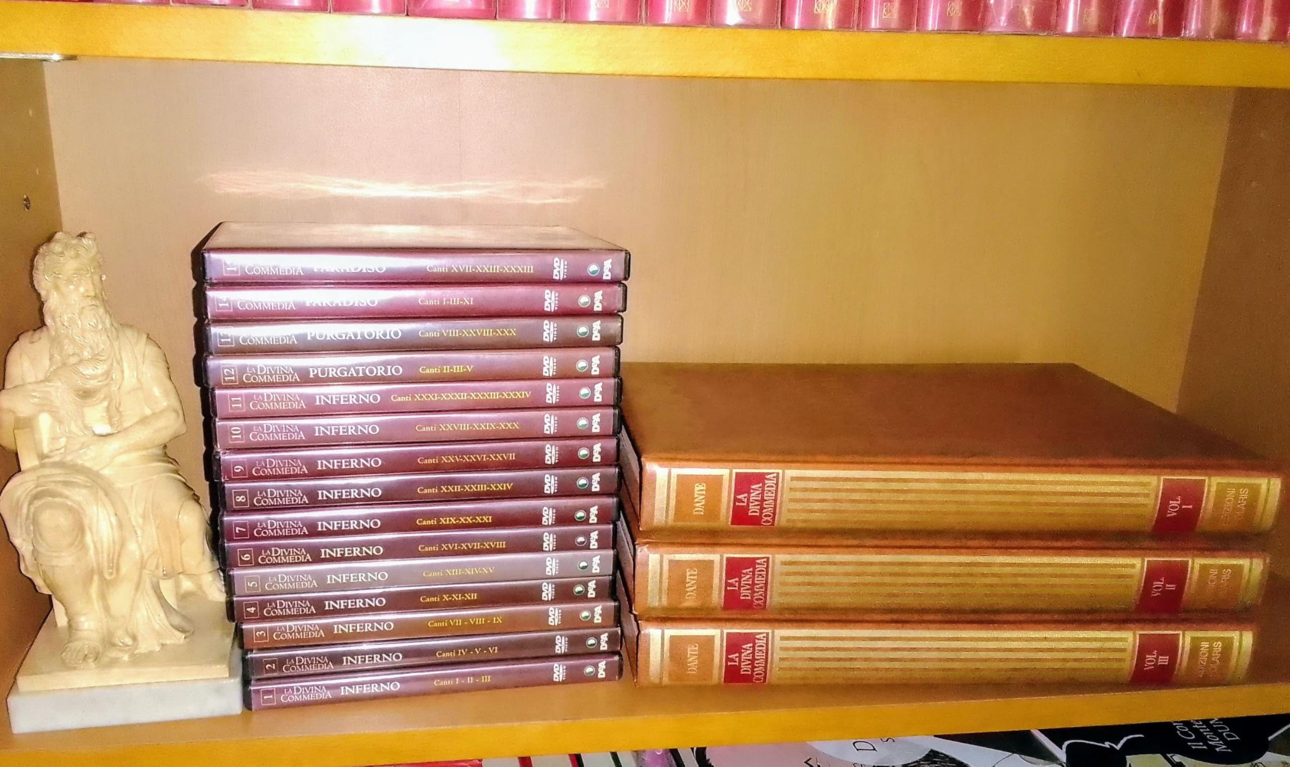 La Divina Commedia 3 volumi illustrati + La Divina Commedia 15 Dvd