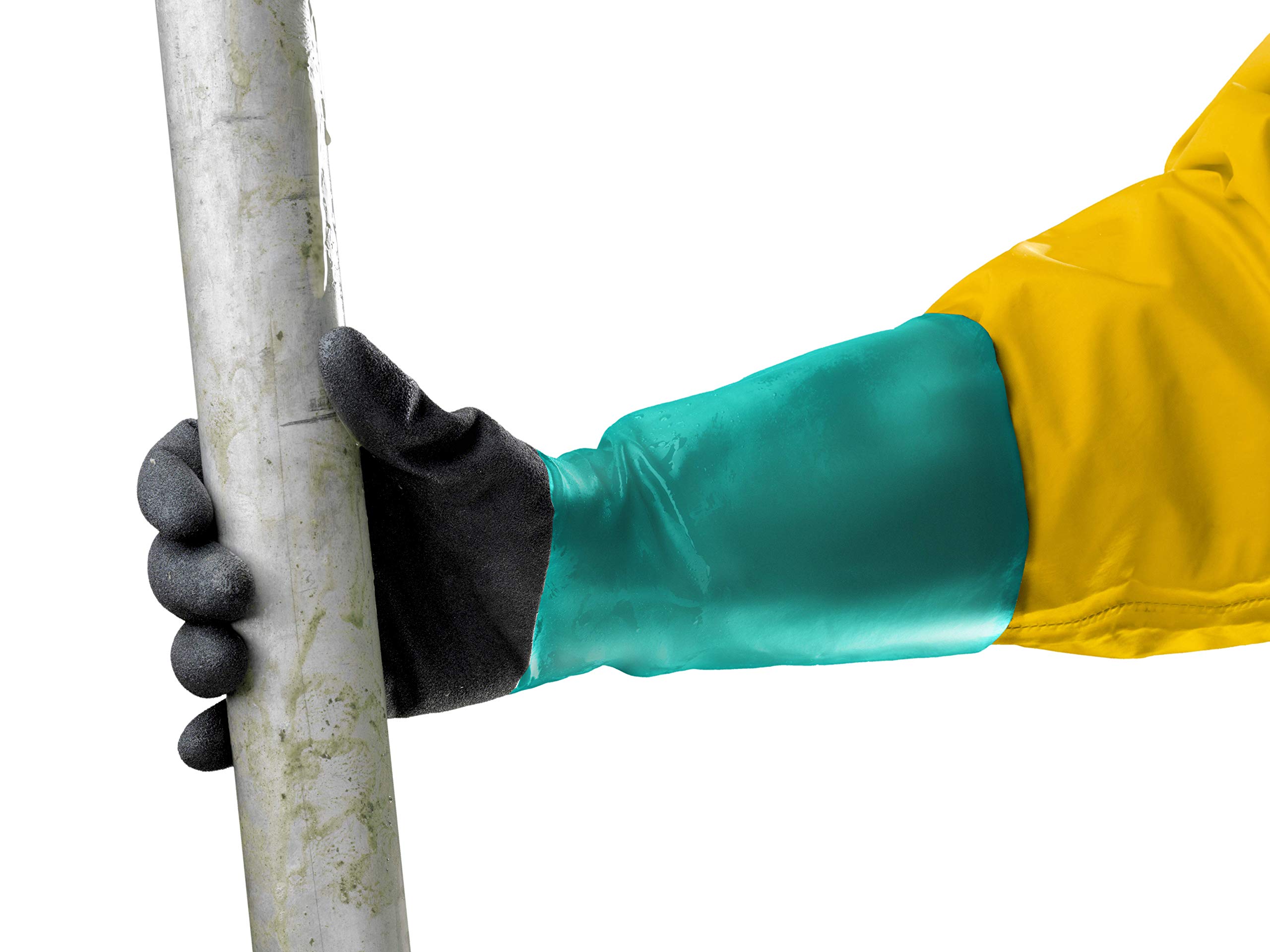 Ansell AlphaTec 58-535B Chemical Resistant Work Gloves, Unrivalled Chemical Protection, Comfortable with Confident Grip - Image 3