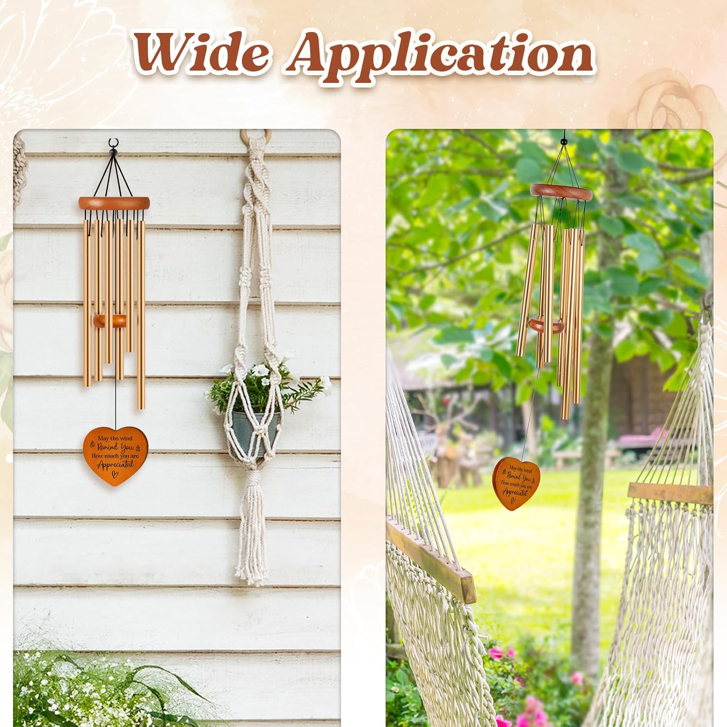 Thank You Gifts for Women, Thank You Gifts Wind Chimes - with Gratitude Message, Thanksgiving Appreciation Gift for Boss, Teacher, Coworkers, Employee, Nurse, Pastor, Mentor, Doctor, Friend - Image 7