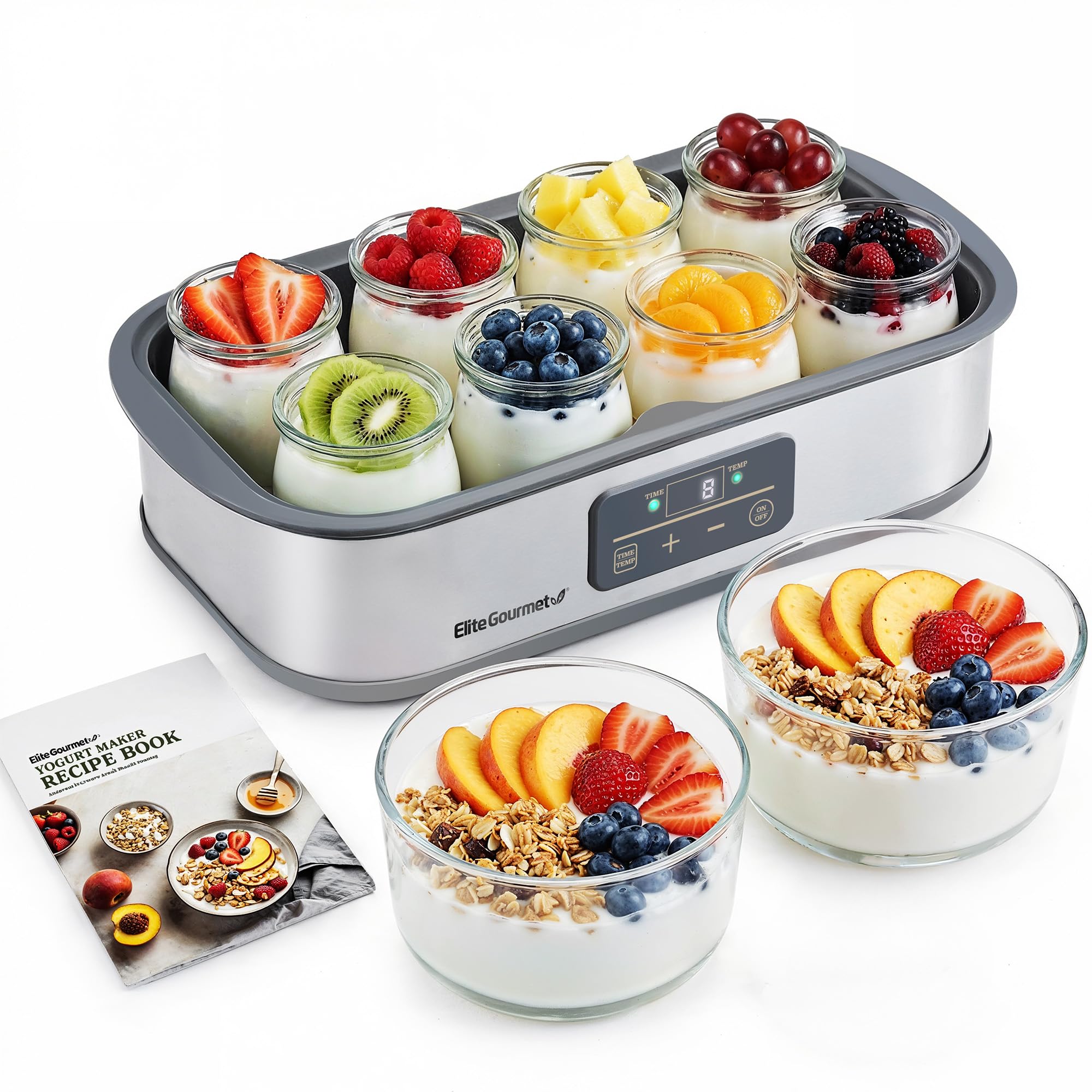 Elite Gourmet ProBioticPRO&trade; Digital Yogurt Maker