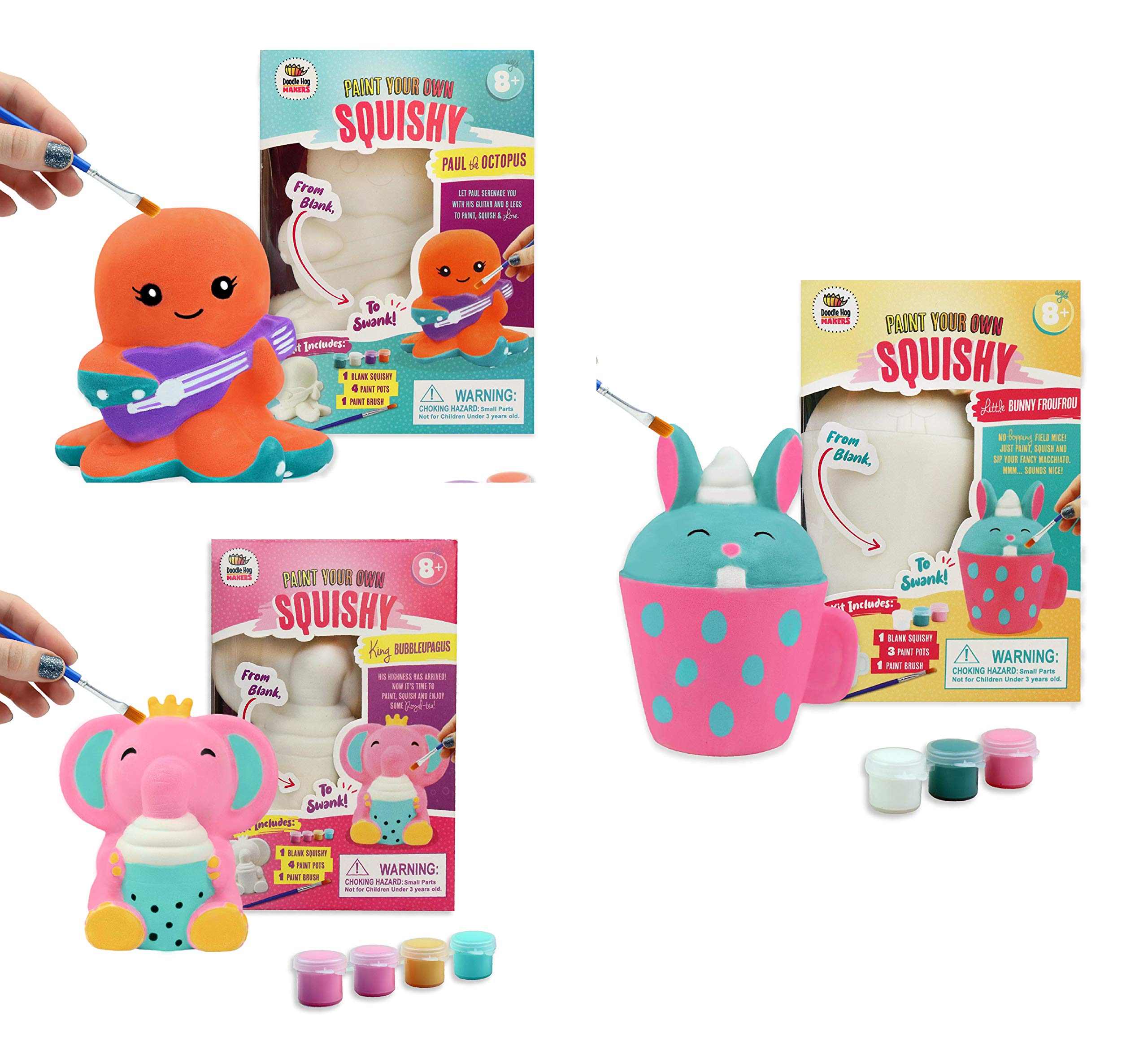 Buy DOODLE HOG Save 10 on Original DIY Paint Your Own Squishies Kit