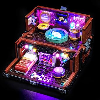 BrickBling LED Lighting Kit Compatible with Lego Wednesday Things Apartment, Creative Light Compatible with LEGO 76785, Birthday Gift Ideas - Except Brick Classic Version Light