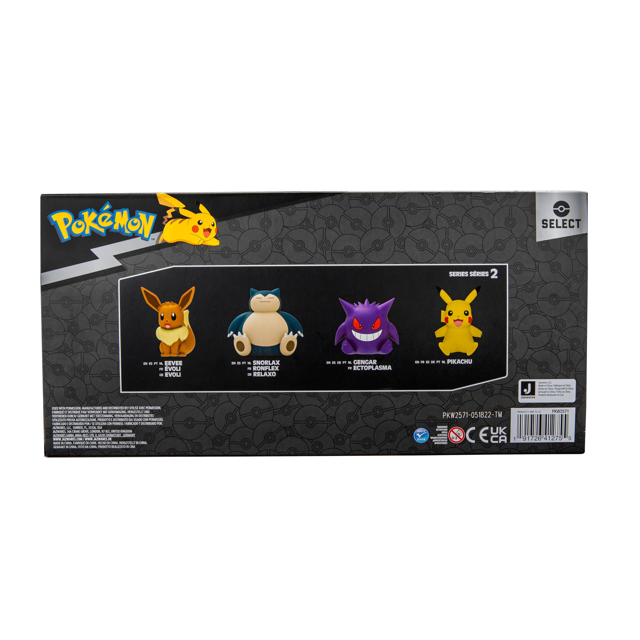Pokémon Paquete de 4 Figuras de Vinilo Select - Cuatro Figuras de Vinilo 10 cm