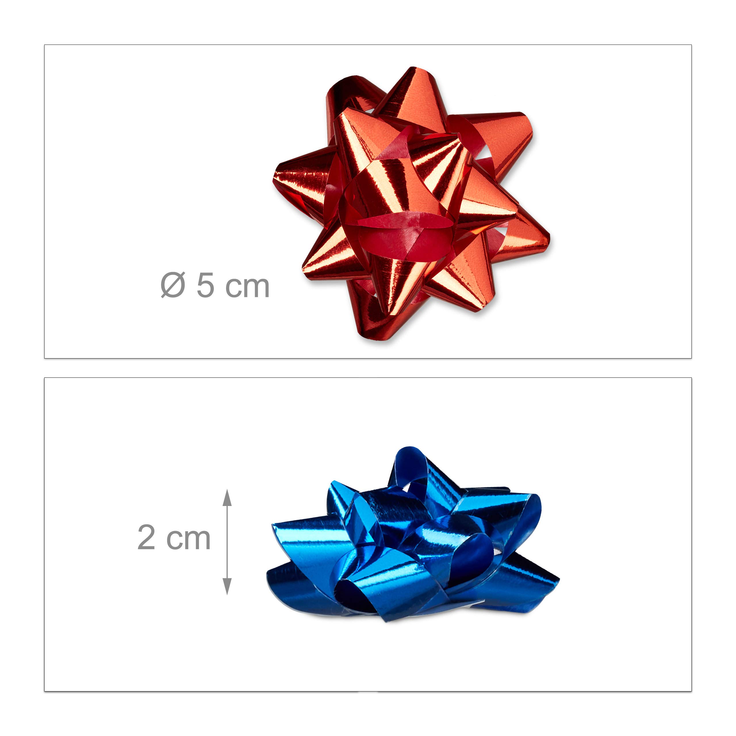 Othmar Decorations stekers -60x - mini cadeautjes - rood - 2,5 cm | Fun en Feest