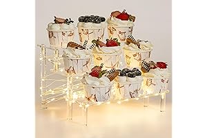 Acrylic Display Shelf with Built-in Lights for Funkos and Figures