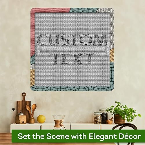 Miniatura 77 de My Sign Center - Letrero personalizado, 11 colores de fuente, 13 estilos de fuente, 4 opciones de agujero, 22 tamaños, 8 x 32 pulgadas, sin óxido,