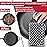 Zylark 316L Cast Iron Scrubber + Scraper Tool - Pan Cleaner Scrubber with Silicone Insert - Cast Iron Cleaning Kit - Chainmail Scrubber for Cookware
