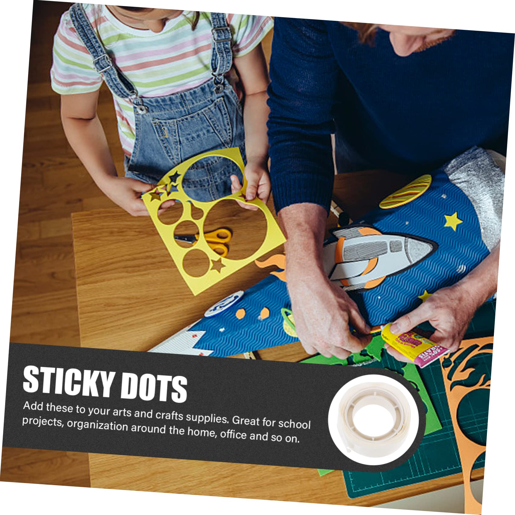 NUOBESTY 45rotoli Punti Adesivi Biadesivi Per Palloncini Dots Rimovibili Per Decorazioni Di Feste Matrimonio e Compleanni Facili Da Usare Traccia