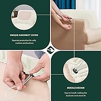 Vista 163 de CHUN YI - Funda elástica para sofá (7 piezas), funda para sofá de 3 plazas con tres respaldos y cojines separados con banda elástica, tela jacquard