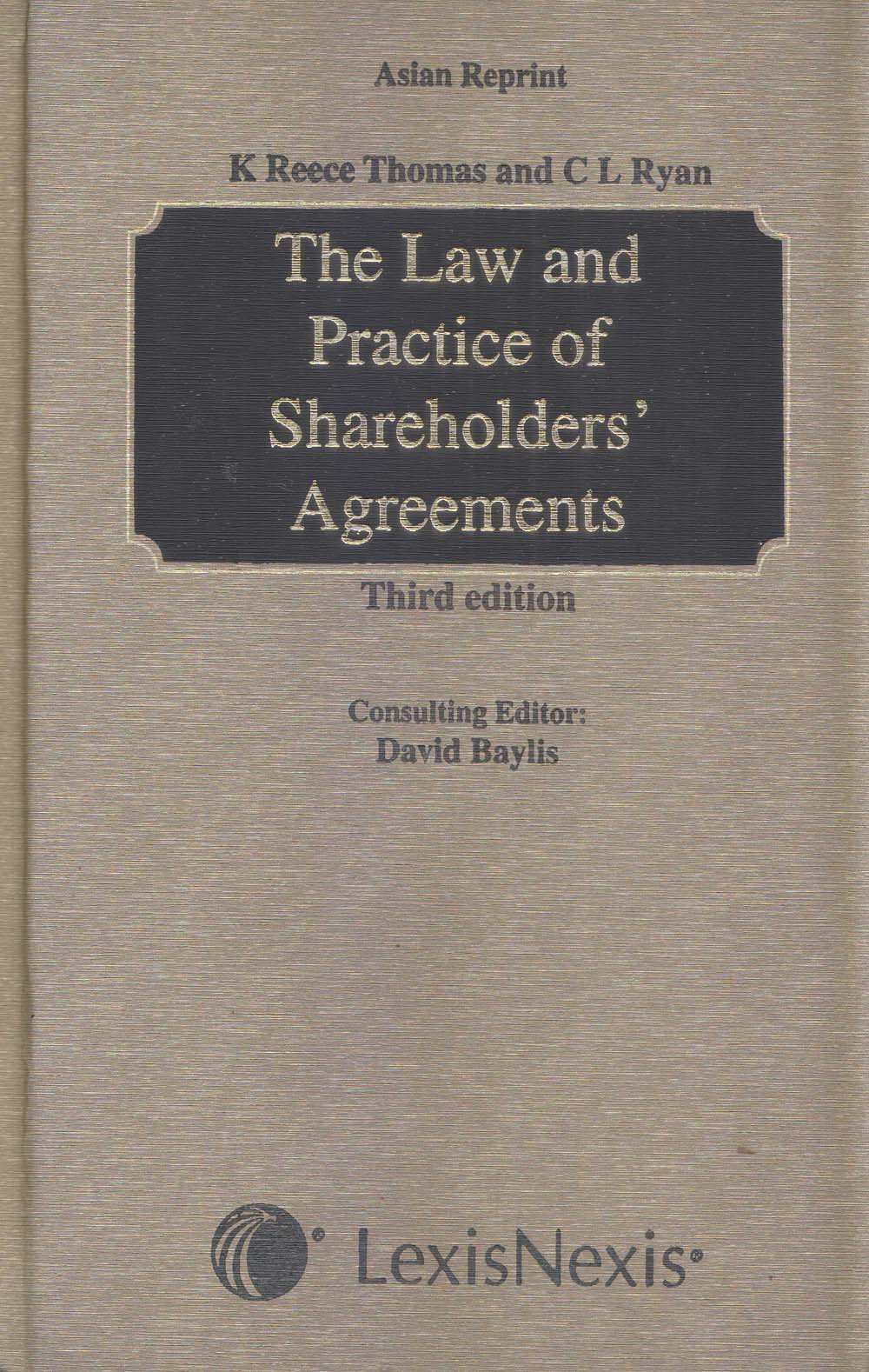 The Law and Practice of Shareholders Agreements
