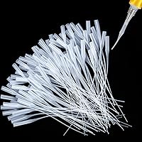 Vista 1 de Hsei 200 piezas de micropuntas de plástico con pegamento para botellas, extensor de pegamento aplicador de precisión para manualidades