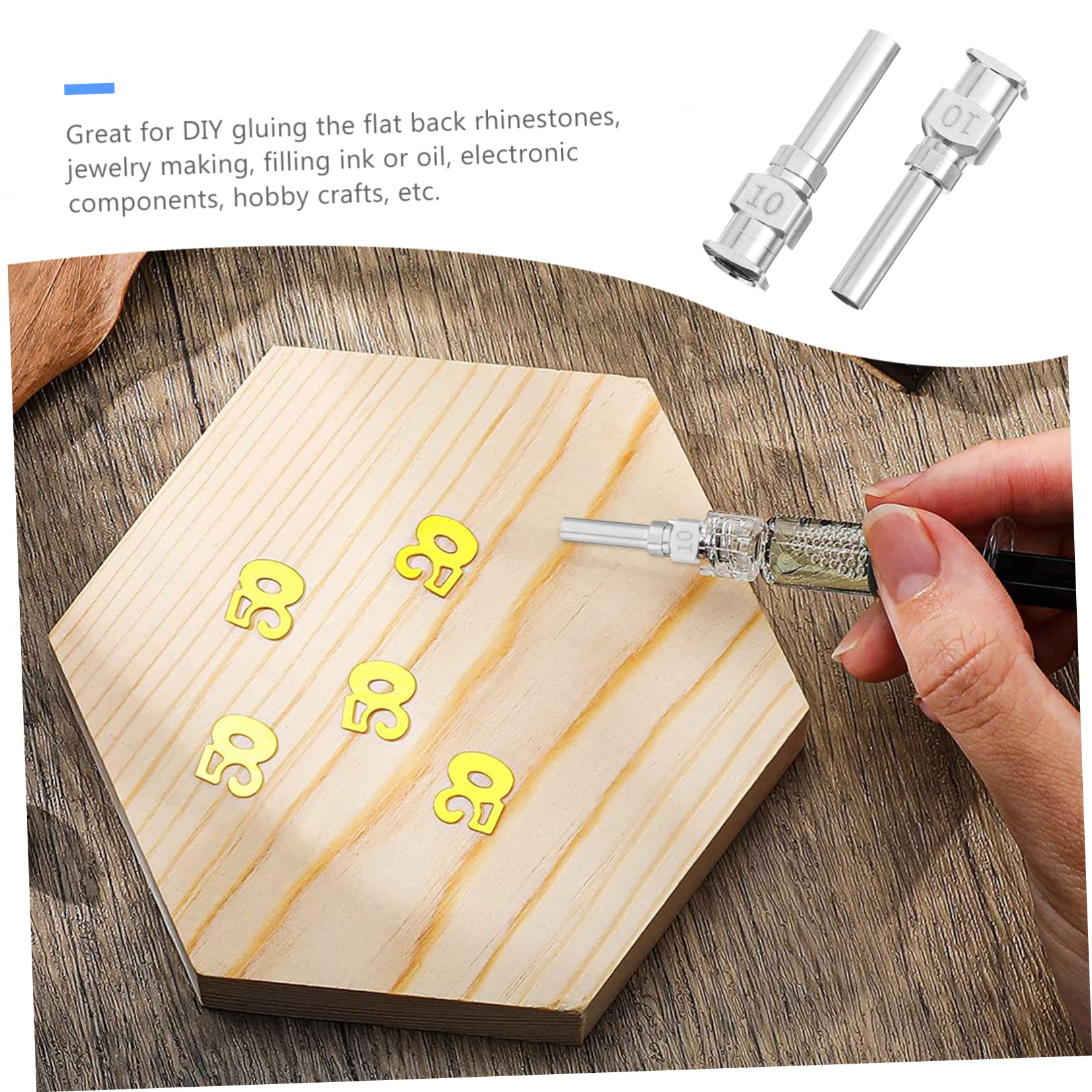 Garneck Stainless Steel Dispensing Needles Pcs Kit Precision Luer Lock Tip Industrial Lab Grade