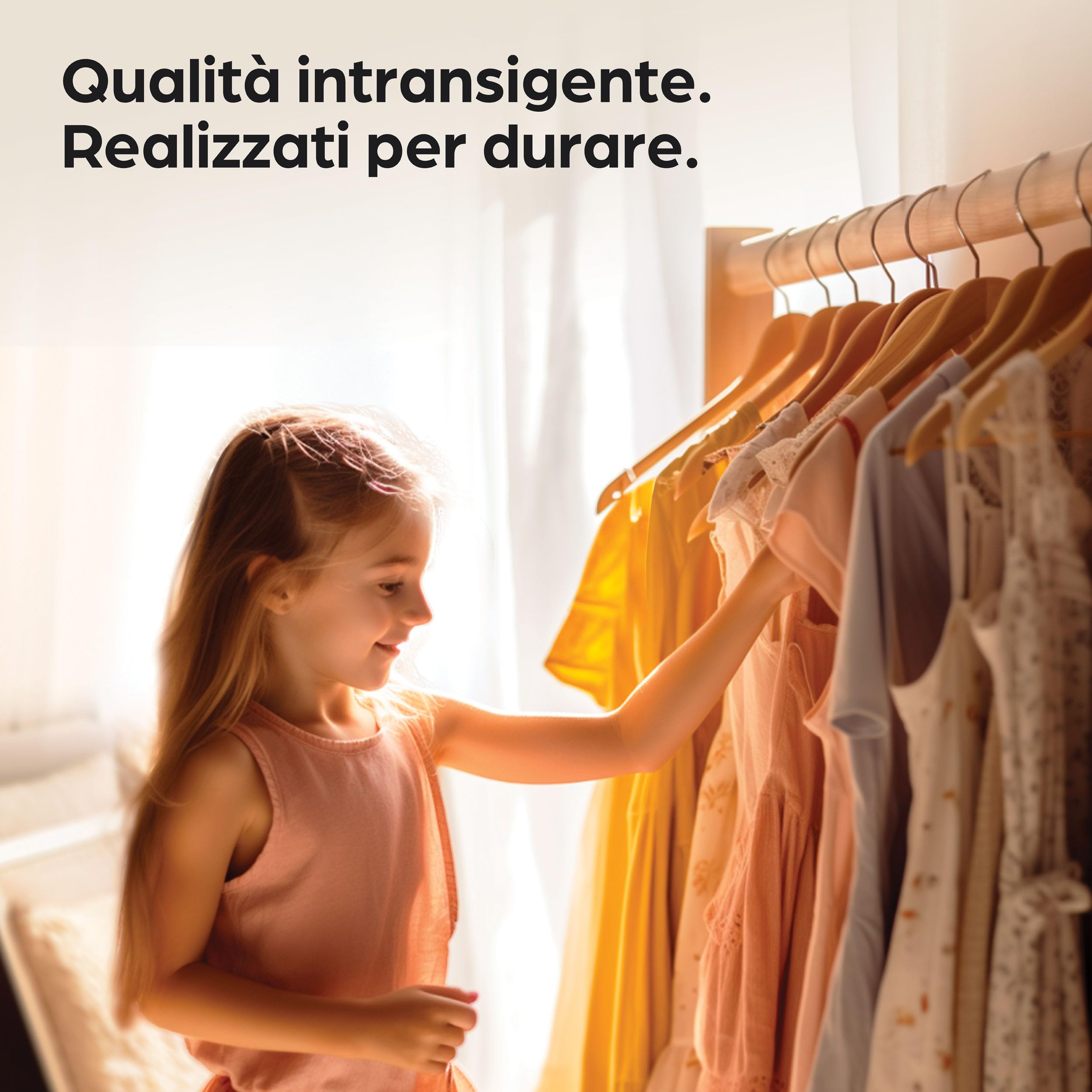 Praknu Grucce per Bambini in Legno - Set da 10 - Legno di Faggio Naturale
