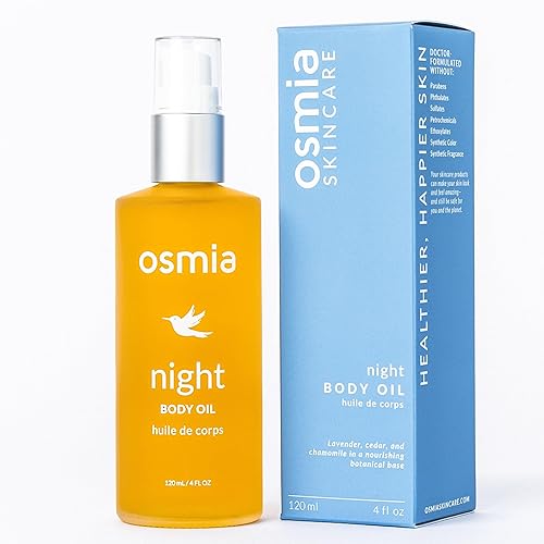 Osmia - Aceite corporal natural de noche  Belleza limpia para una piel saludable 4 onzas líquidas 40fl oz disponible en Yaxa Colombia