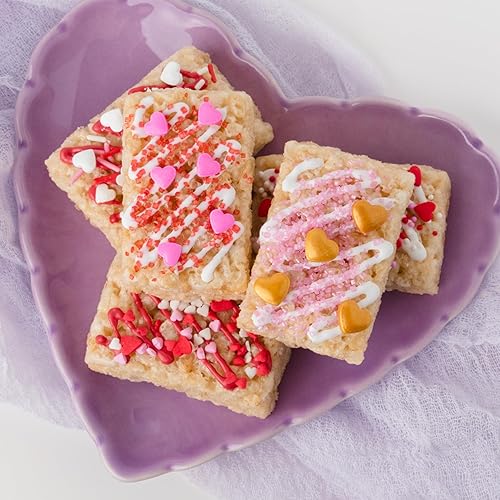 Miniatura 5 de Sweets Indeed Caja de aparejos de corazón de San Valentín, formas de corazón comestibles, variedad surtida, perfecta para decoraciones de pasteles,