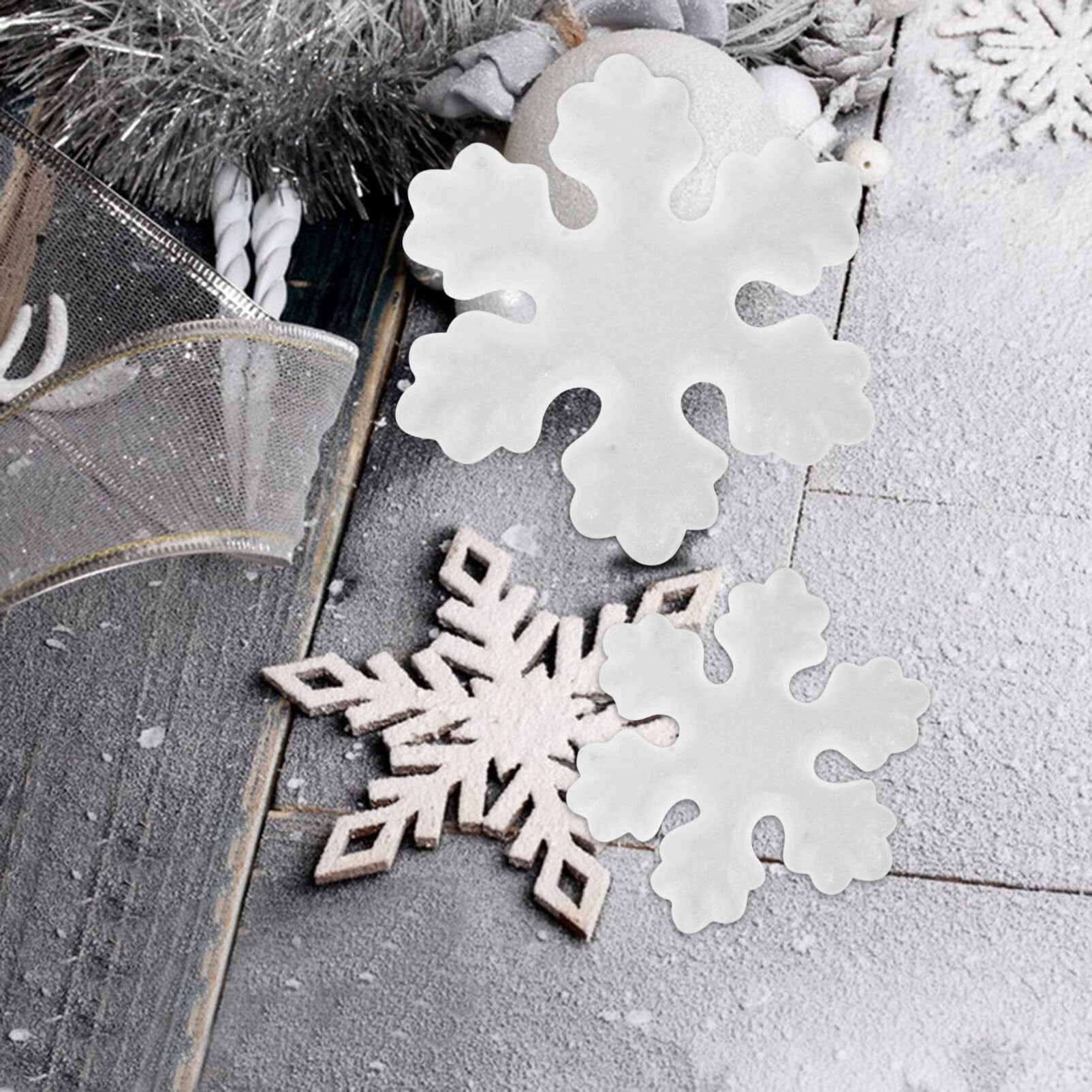 PRETYZOOM 22stücke Schaumstoff Schneeflocken zum Aufhängen Weihnachtsbaumanhänger Weihnachtsdeko mit Schneeflocken Hängende Ornamente für Weihnachtsfeier