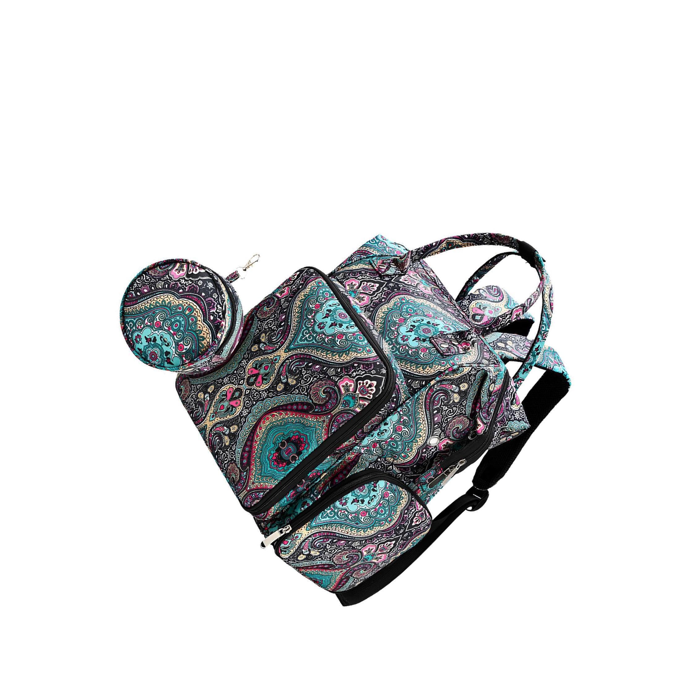 Estuche para agujas de crochet, mochila organizadora de crochet premium, vacía, sin ganchos, combina estilo y funcionalidad, bolsa para tejer con cremallera, organizador