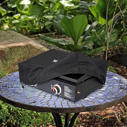 Miniatura 7 de Stanbroil Cubierta de parrilla de poliéster 600D resistente, se adapta a la parrilla Blackstone de 22 pulgadas sin capucha, repuesto para Blackstone