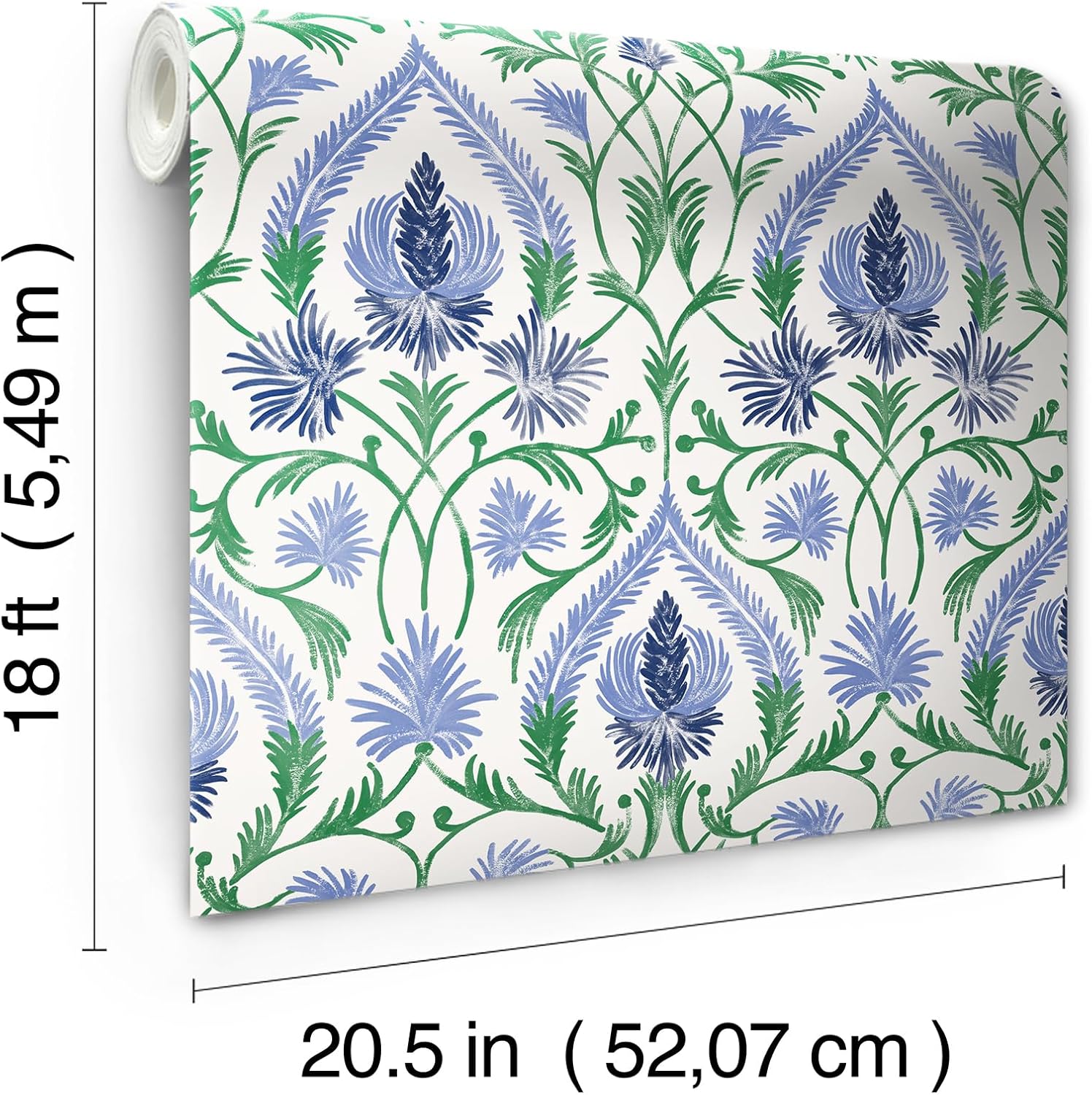 NuWallpaper Isle Blue Peel and Stick Wallpaper, NUS6192