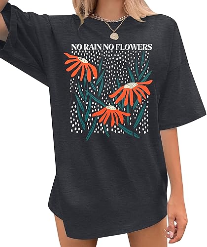 Vintage Floral Graphic Tee Shirt