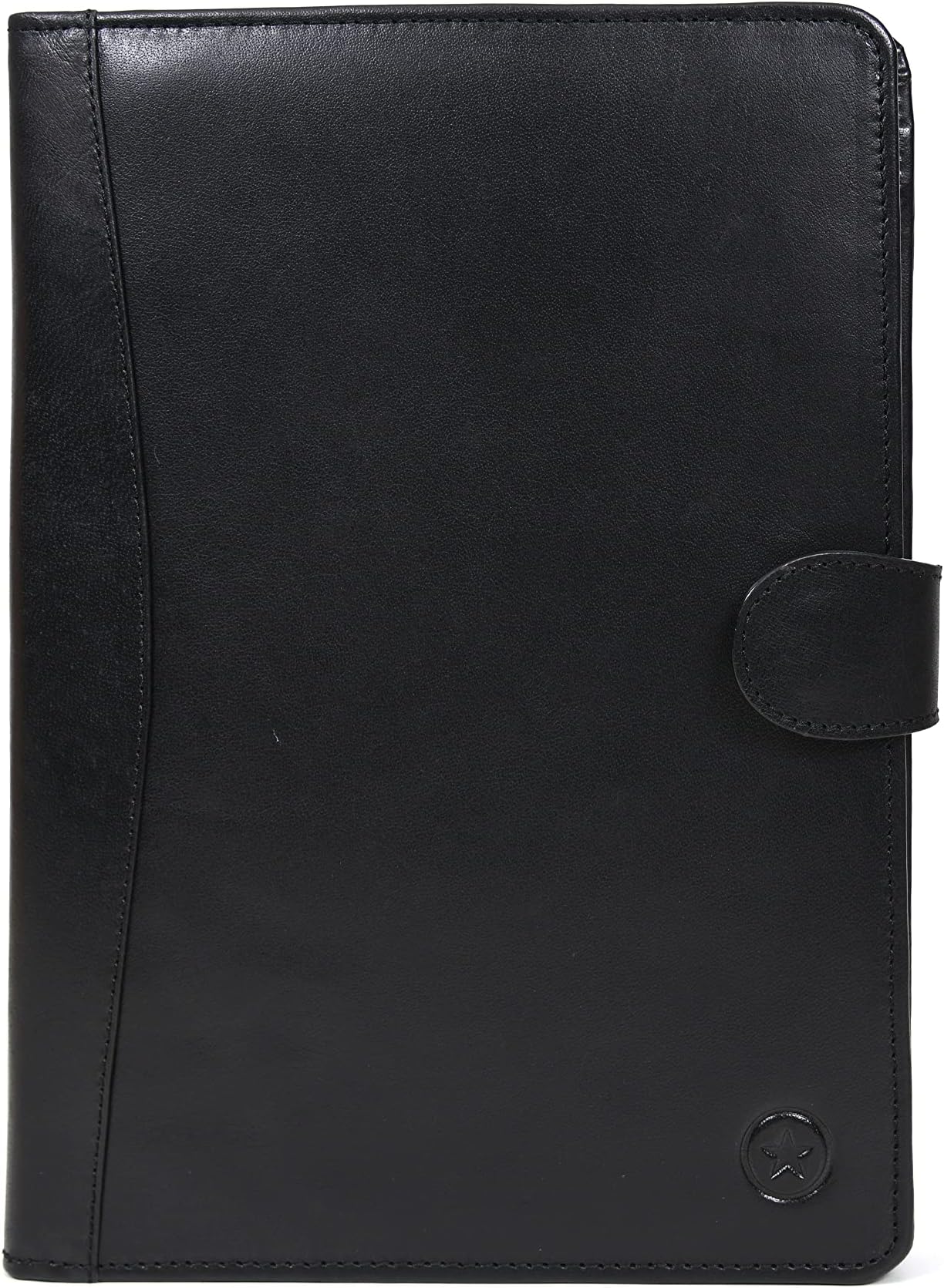 Leather Travel Portfolio | Professional Organizer Men & Women | Tablet Holder Leather Padfolio with Sleeves for documents and Ipad by Aaron Leather Goods