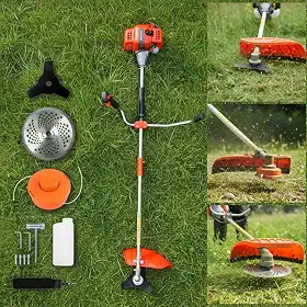 Roçadeira 4x1 Profissional Gasolina Multifuncional 75cc 3hp + 80 Dentes