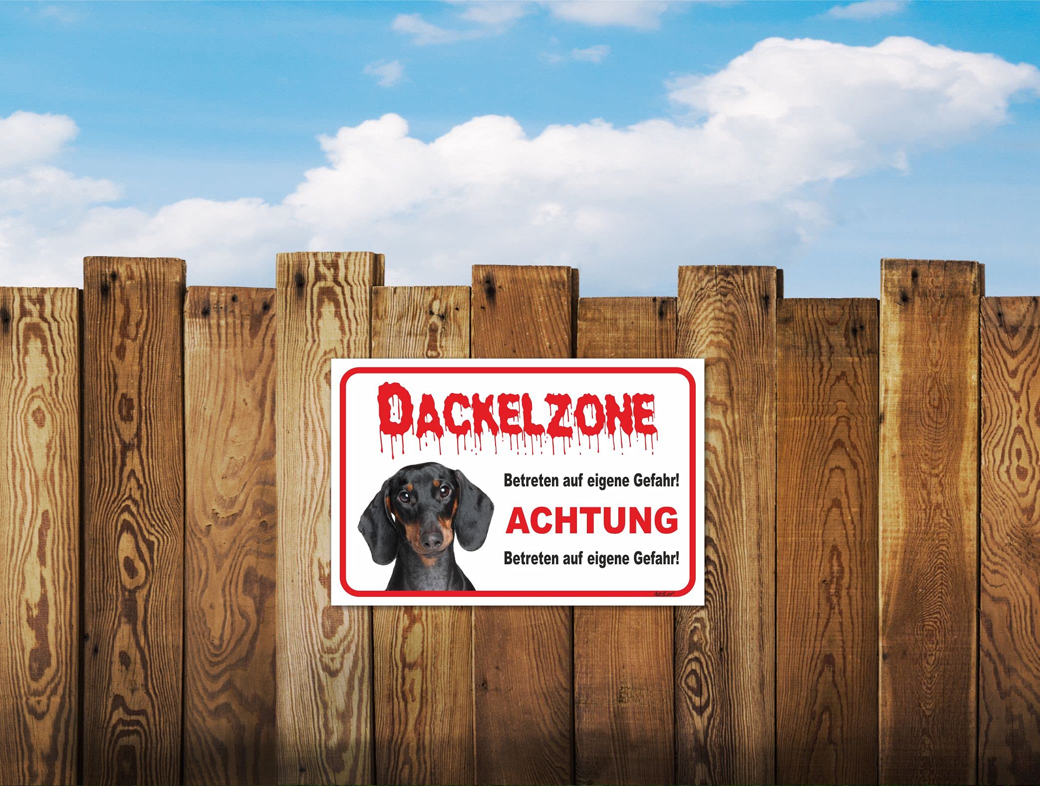 Edelrost Schild Mit Dackel, Mein Haus - Angels Garden Dekoshop