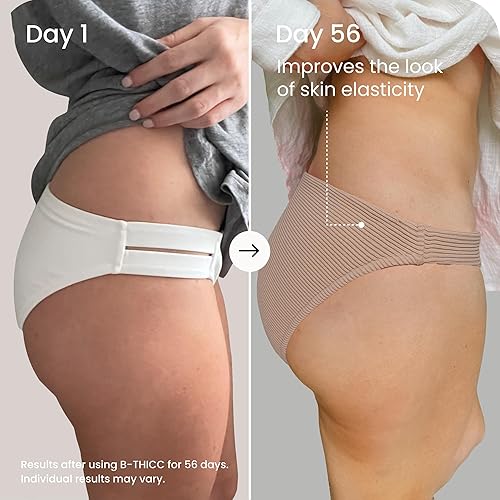 Miniatura 4 de MAËLYS B-THICC - Mascarilla para realzar los glúteos, crema corporal reafirmante y reafirmante para el área del trasero, reafirma la piel con ácido