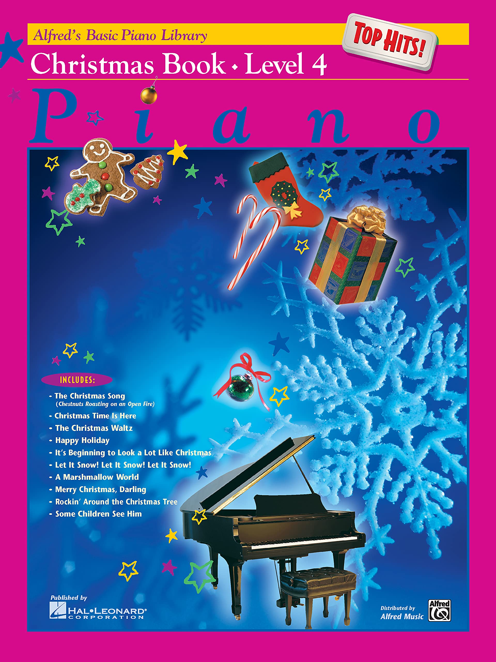 Alfred's Basic Piano Library Top Hits! Christmas, Bk 4 (Alfred's Basic Piano Library, Bk 4)